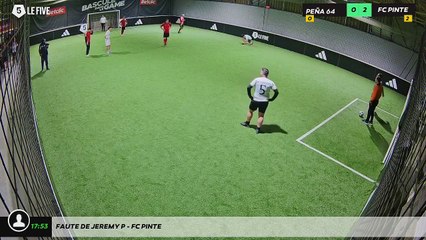 Faute de Jeremy P - Fc Pinte