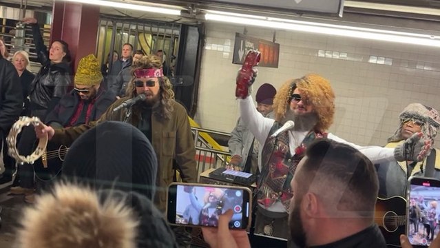 Bad Bunny and Jimmy Fallon Perform In NYC Subway In Disguise