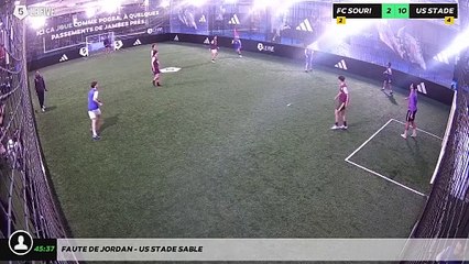 Faute de Jordan - Us Stade Sable