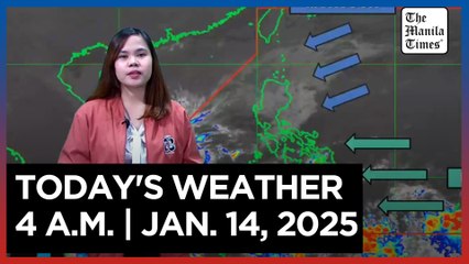 Today's Weather, 4 A.M. | Jan. 14, 2025