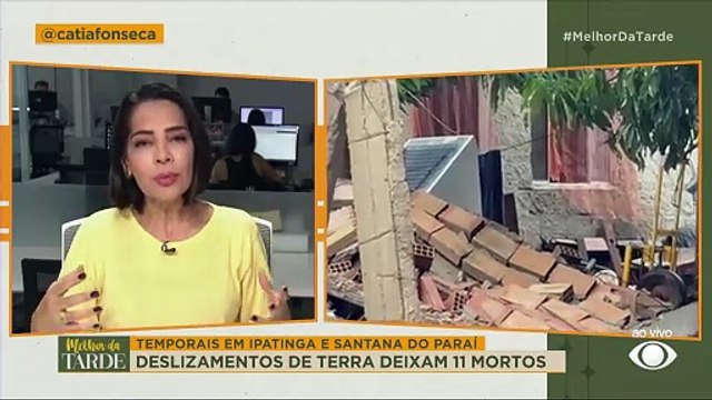 Deslizamentos de terra deixam 11 mortos em Minas Gerais | Melhor da Tarde