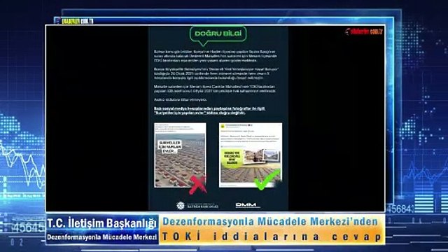 Dezenformasyonla Mücadele Merkezi’nden TOKİ iddialarına cevap
