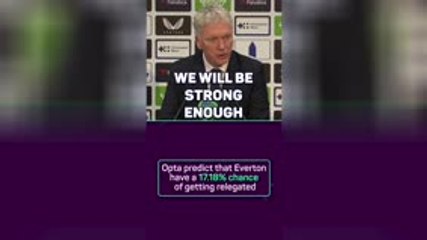 Can Moyes save Everton? He thinks so!