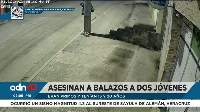 Matan a balazos a dos jóvenes en San Cristobal de las Casas, Chiapas