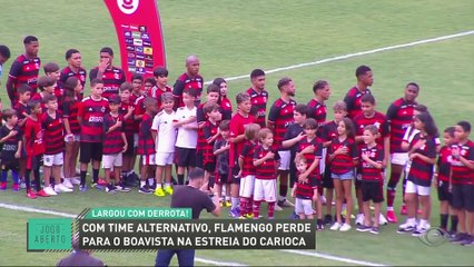 Flamengo perde para o Boavista com time alternativo na estreia pelo Carioca