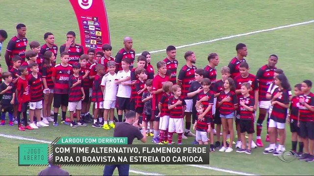 Flamengo perde para o Boavista com time alternativo na estreia pelo Carioca