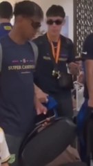 Más culé que Gaspar: el gesto de Lamine cuando un niño con la camiseta del Madrid le pide una foto
