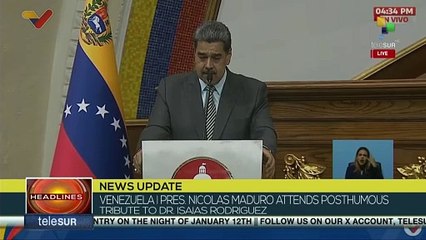 President Maduro Honors Isaías Rodríguez’s Legacy as a Humanist ✨