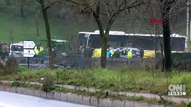 İETT otobüsüyle otomobil kafa kafaya çarpıştı… 1 kişi hayatını kaybetti, 4 kişi yaralandı