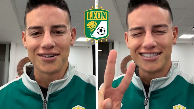 James Rodríguez envía su primer mensaje como nuevo jugador del León para el Clausura 2025
