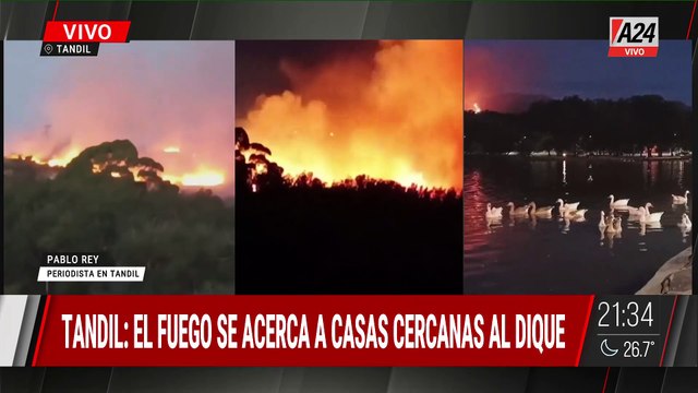 🚨URGENTE: INCENDIO EN LAS SIERRAS DE TANDIL