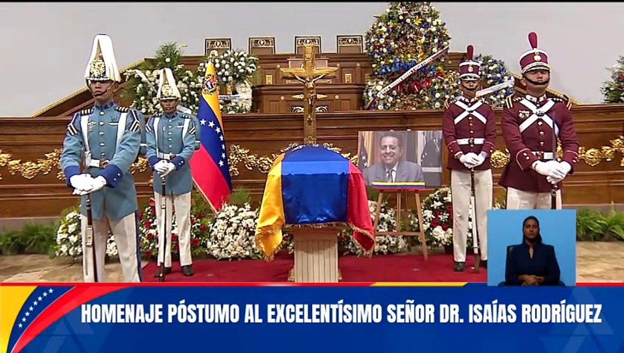 Presidente Nicolás Maduro rinde homenaje póstumo al exfiscal general Isaías Rodríguez