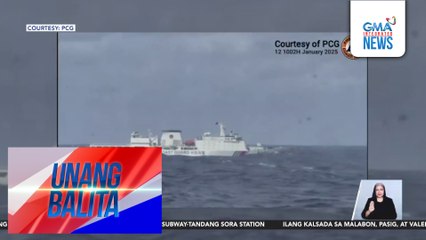BRP Teresa Magbanua, naitaboy palayo ang "monster ship" ng China bago mag-overheat; papalitan ng BRP Gabriela Silang | Unang Balita