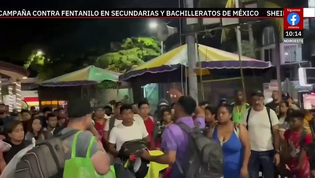 Avanza caravana migrante desde la frontera sur de México hacia EU previo a llegada de Trump