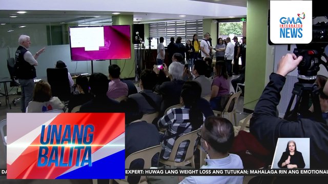 Final trusted build sa automated counting machine at consolidated canvassing system para sa Eleksyon 2025, ipinakita ng Comelec | Unang Balita