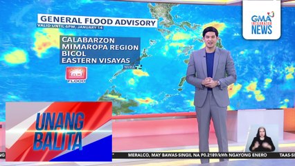Weather update as of 7:22 AM (January 14, 2025) | Unang Balita