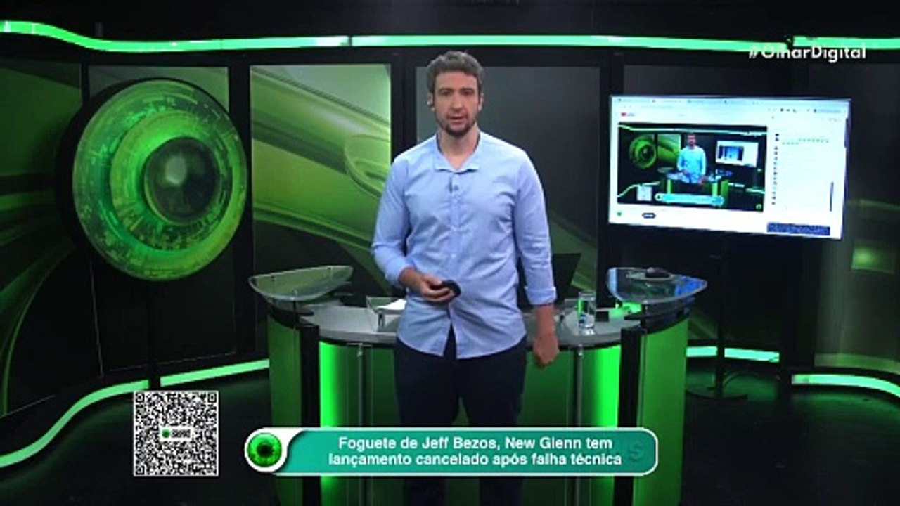 Foguete de Jeff Bezos, New Glenn tem lançamento cancelado após falha técnica