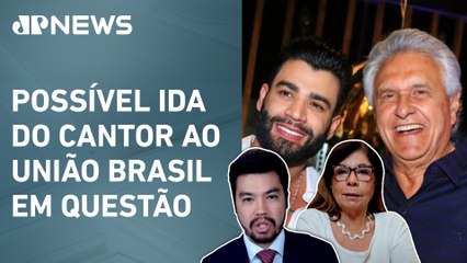 Gusttavo Lima cancela reunião com Caiado sobre filiação para 2026; Kobayashi e Kramer debatem