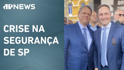 Tarcísio descarta demissão de Guilherme Derrite