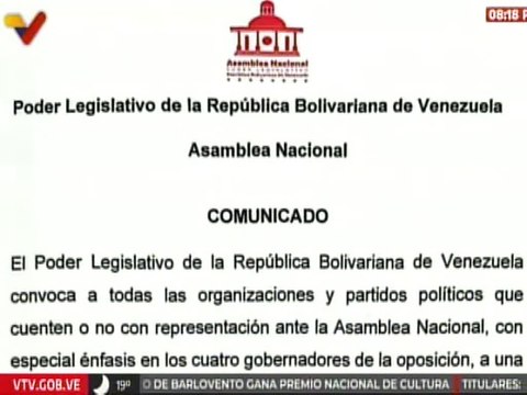 Poder Legislativo convoca a organizaciones políticas para la revisión de las leyes electorales