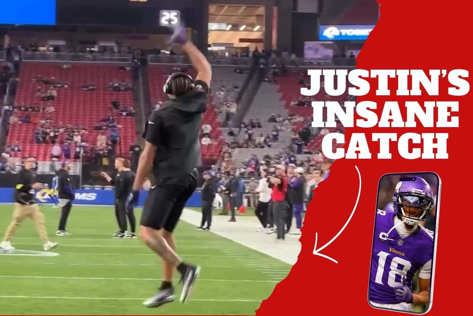 Minnesota Vikings? Justin Jefferson makes an incredible one-hand catch ...