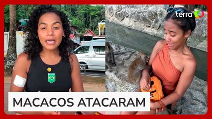 Brasileira é mordida por macaco na Tailândia e gasta mais de R$ 6 mil em tratamento contra raiva