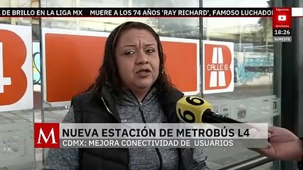"Calle 6", nueva estación de L4 del Metrobús de CdMx, mejora conectividad de usuarios