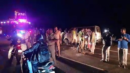 Road accident 8 people injured