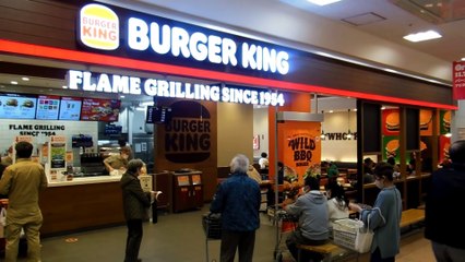 Beer at Burger King in Japan