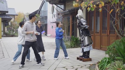 Funny Armor Prank Episode 1 in China. They bet and lost a meal.