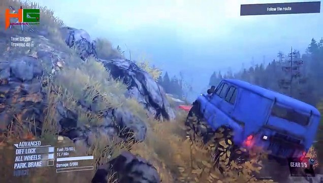 SpinTires MudRunner | Climb A Hill | Part 2 | Hindi Urdu