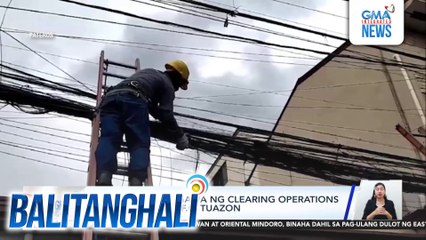 Meralco, nagsagawa ng clearing operations sa kahabaan ng F.C. Tuazon | Balitanghali