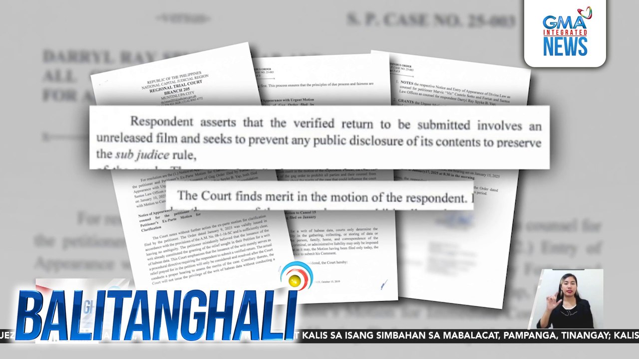 Gag order vs. Sotto | Balitanghali