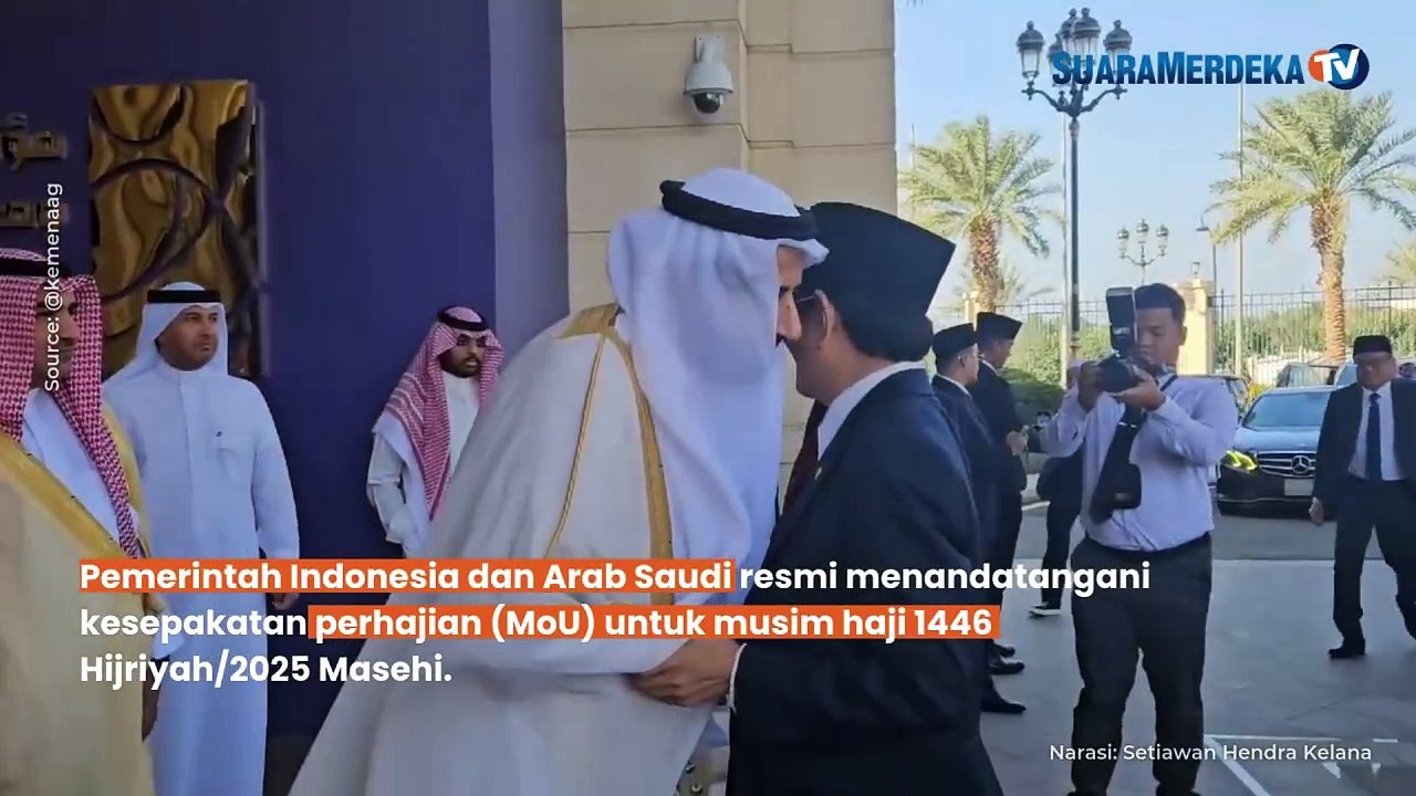 Tandatangani MoU, Indonesia Akan Berangkatkan 221 Ribu Jemaah pada Operasional Haji 2025