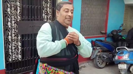 कुंभ के मेले में पूर्णिया के युवा युवती पवरिया लोक नृत्य कर मेले में आए मेहमानों का मोहेंगे मन