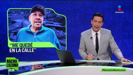 Mexicano afectado por los incendios en Los Ángeles lo perdió  todo