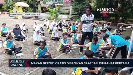 Makan Bergizi Gratis Dibagikan Saat Jam Istirahat Pertama