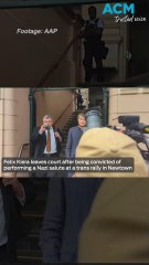 'Ignorant' man convicted over trans rally Nazi salute