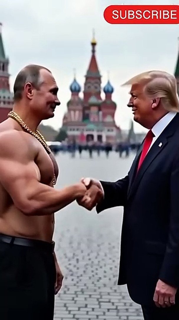 ⁣Donald Trump and Vladimir Putin at red square ｜ ai generated video ｜ ai video ｜ ai presidents  #ai