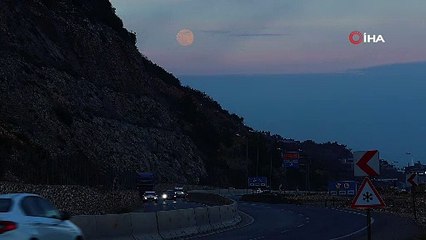 Yılın ilk dolunayı ''Kurt Ay'' Türkiye'den de izlendi