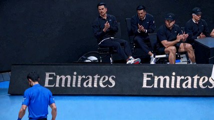 Open d'Australie : les box des joueurs sur le court, entre enthousiasme et scepticisme