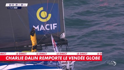 Charlie Dalin remporte le Vendée Globe