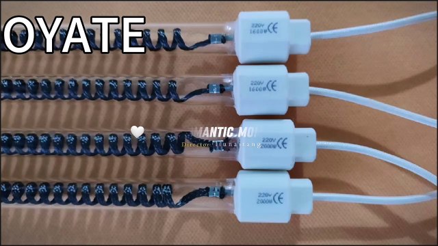 1500w 2600w water-proof infrared carbon fiber heating lamp quartz IR lamps for heaters