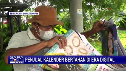Haru! Kisah Perjuangan Pedagang Kalender di Semarang Hadapi Era Digital