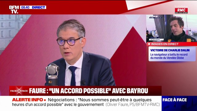 Négociations PS-Bayrou: sans accord, nous serions obligés de censurer , affirme Olivier Faure
