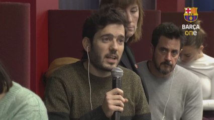 Laporta y su respuesta sobre la butifarra con alubias que desató risas en las primeras filas