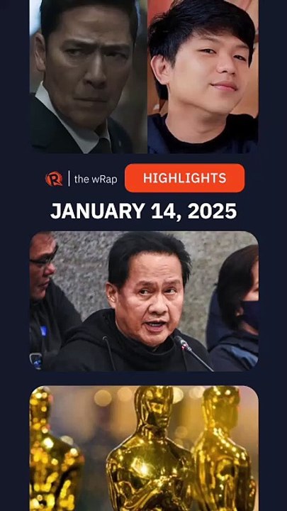 Today's headlines: Vic Sotto, Darryl Yap, Quiboloy, Oscar nominations | The wRap | January 14, 2025