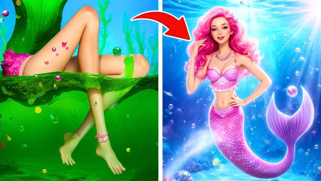 Cette BARBIE est devenue une SIRÈNE pour se venger ! Astuces beauté pour une transformation virale