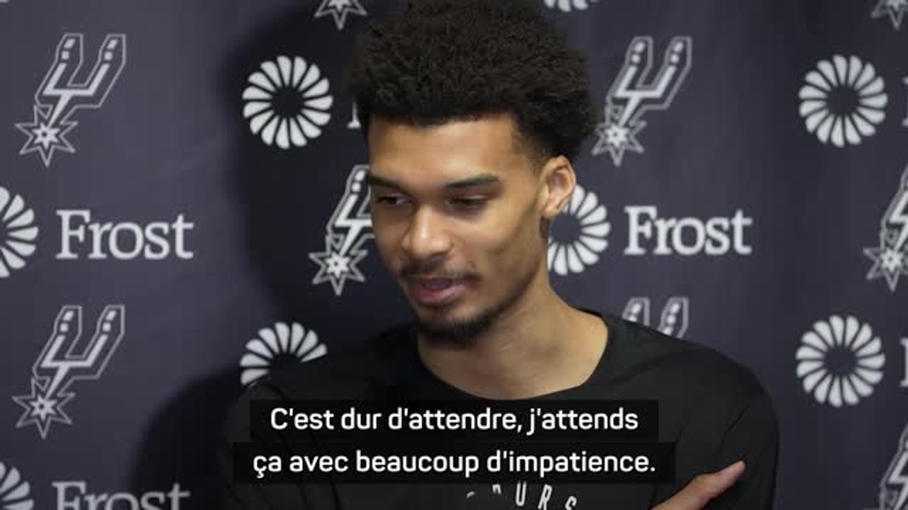 Spurs - Wembanyama : “Le match NBA à Paris ? Je ne pense qu’à ça, c’est dur d’attendre !”