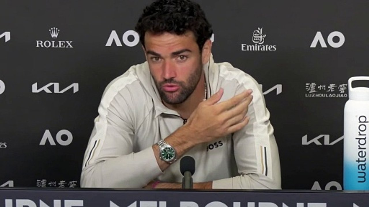 Tennis - Australian Open 2025 - Matteo Berrettini : "I'm ready to play against Holger Rune"